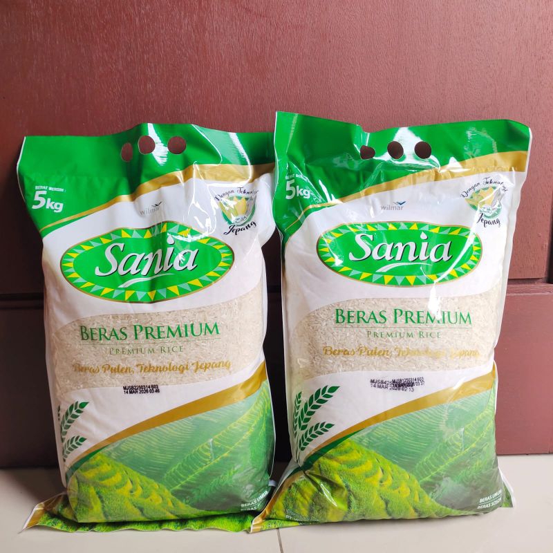 Jual Beras premium SANIA 5Kg/10kg | Shopee Indonesia