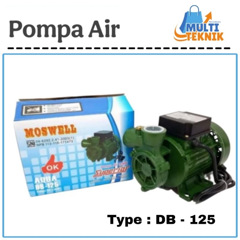 Jual MOSWELL DB 125 Mesin Pompa Air Listrik Sumur Dangkal DB-125 Dab ...