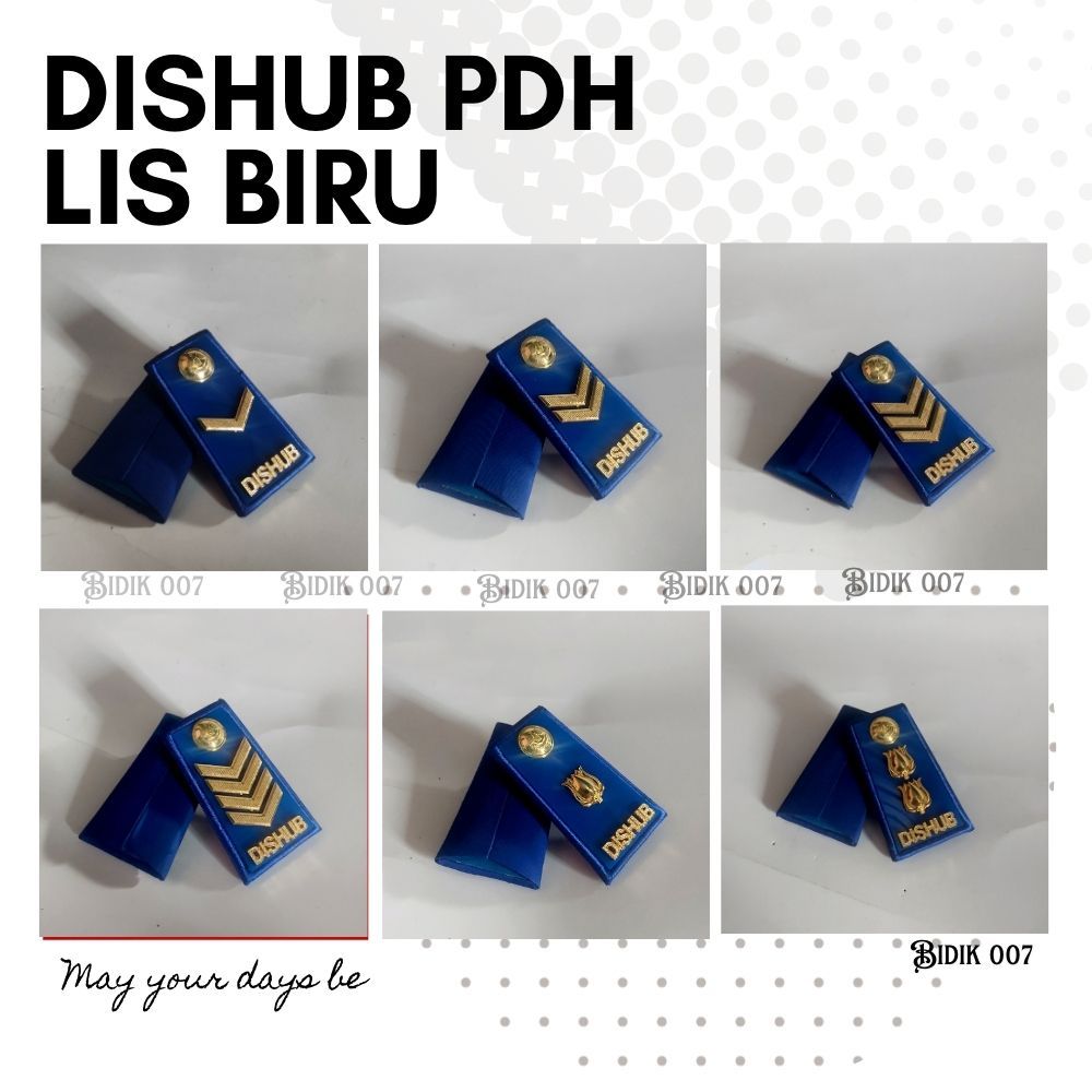 Jual PANGKAT PDH DISHUB/ DINAS PERHUBUNGAN LIST BIRU GOLONGAN 2A, 2B ...