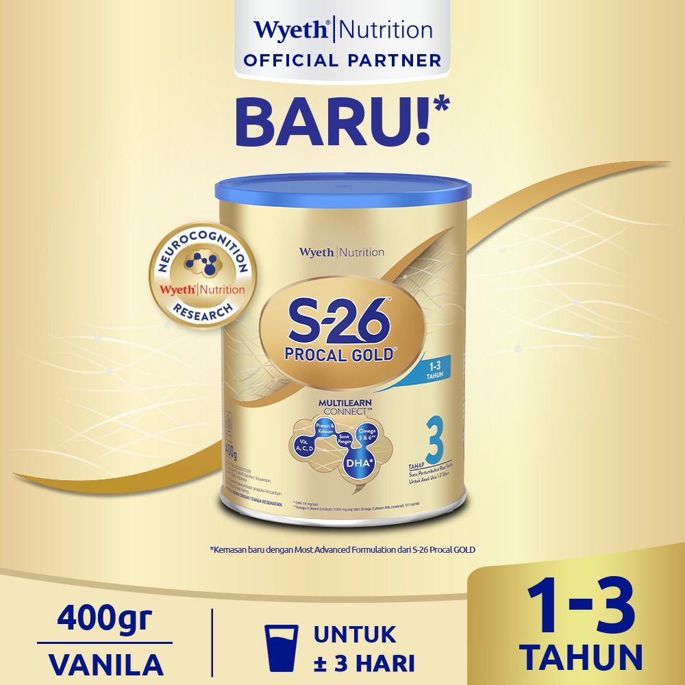 Jual S26 PROCAL GOLD 400 GR - RAJA SUSU | Shopee Indonesia