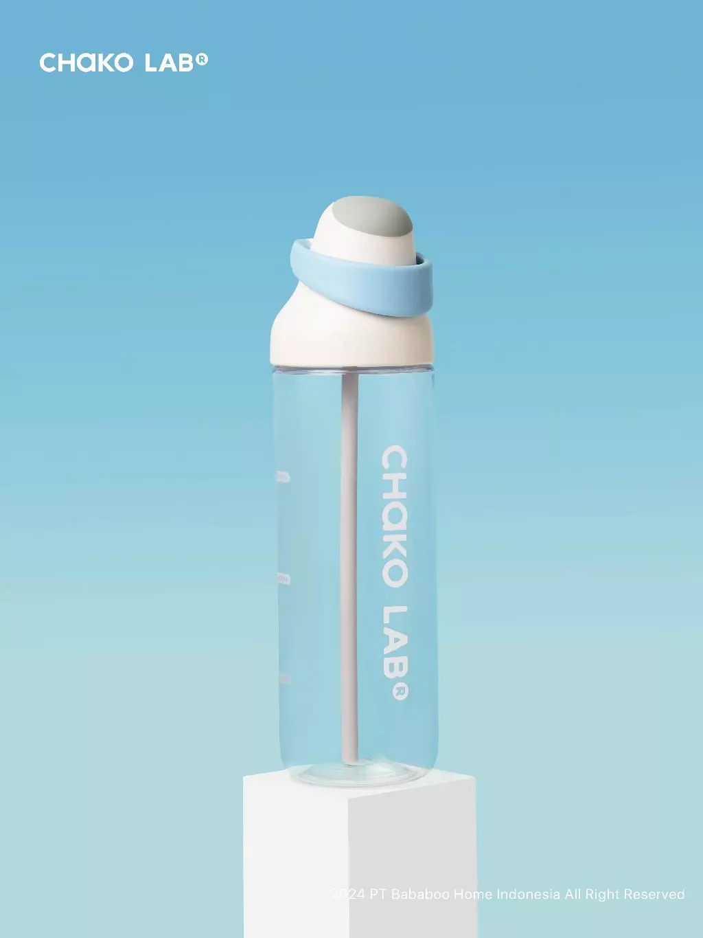 CHAKO LAB KaDa DoubleSip Tritan Cup 888ml - Cloud Milk - foto 1