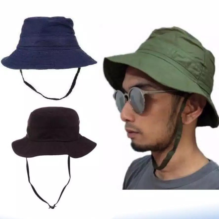 Jual Topi Bucket Rimba Rimba Hat Topi Hiking Topi Hutan | Shopee Indonesia