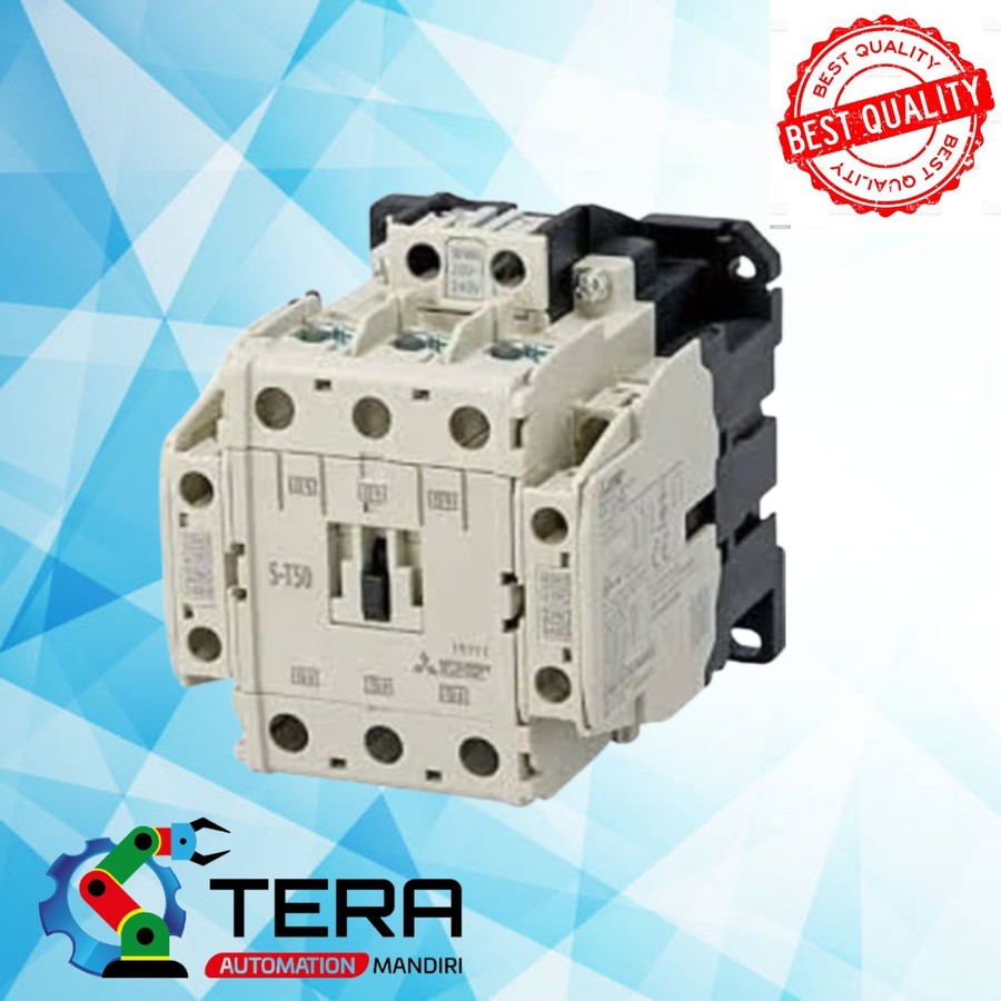 Jual Kontaktor Mitsubishi ST-50 S-T50 ST50 220V | Shopee Indonesia