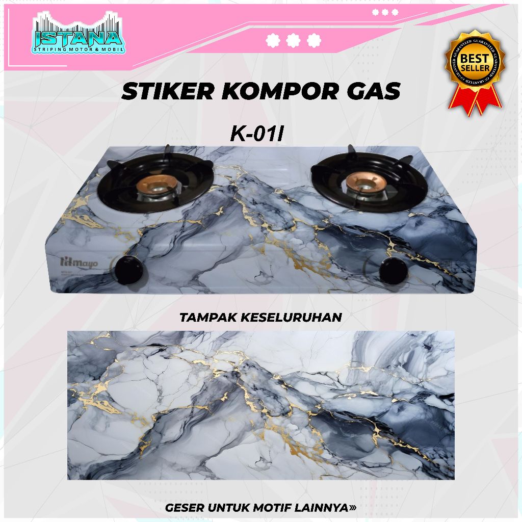 Jual STICKER MAGICOM & KOMPOR GAS MODERN-STICKER KOMPOR 1 TUNGKU DAN 2 ...