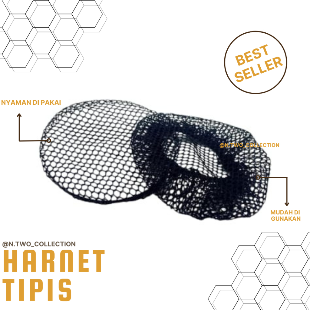 Jual HARNET RAMBUT CEPOL / HARNET JARING / HAIR NET / KONDE RAMBUT ...