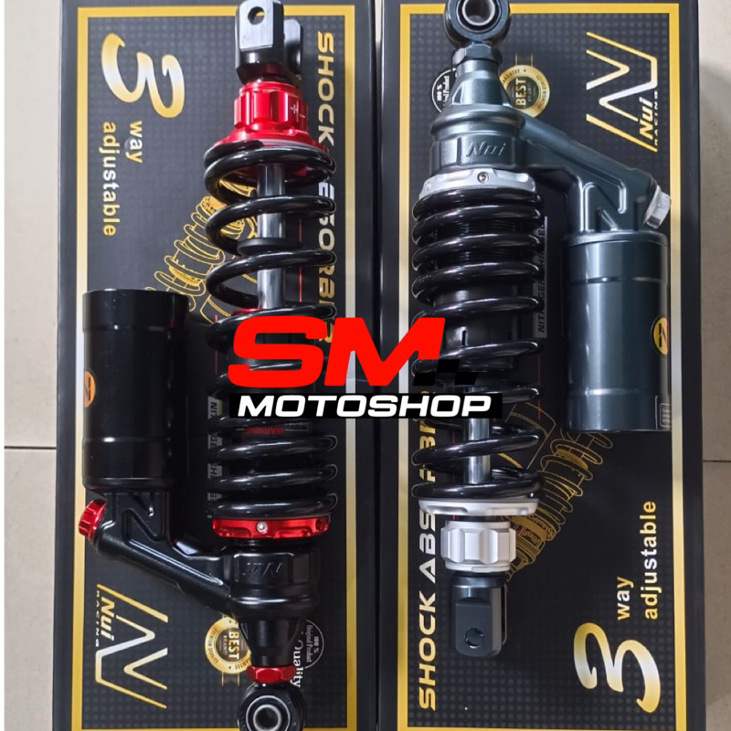 Jual Shockbreaker NUI G-plus Tabung Atas Vario 125/ Beat/ Scoopy/ Mio ...
