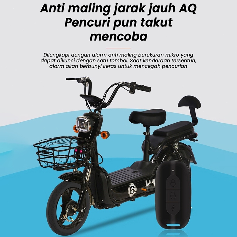 e-Buy - Sepeda Motor Listrik Wanita yang Trendi dan Ringan 55 KM/H Sepeda Listrik  1000 Watt  Tenaga Tinggi untuk Perjalanan hingga 85KM