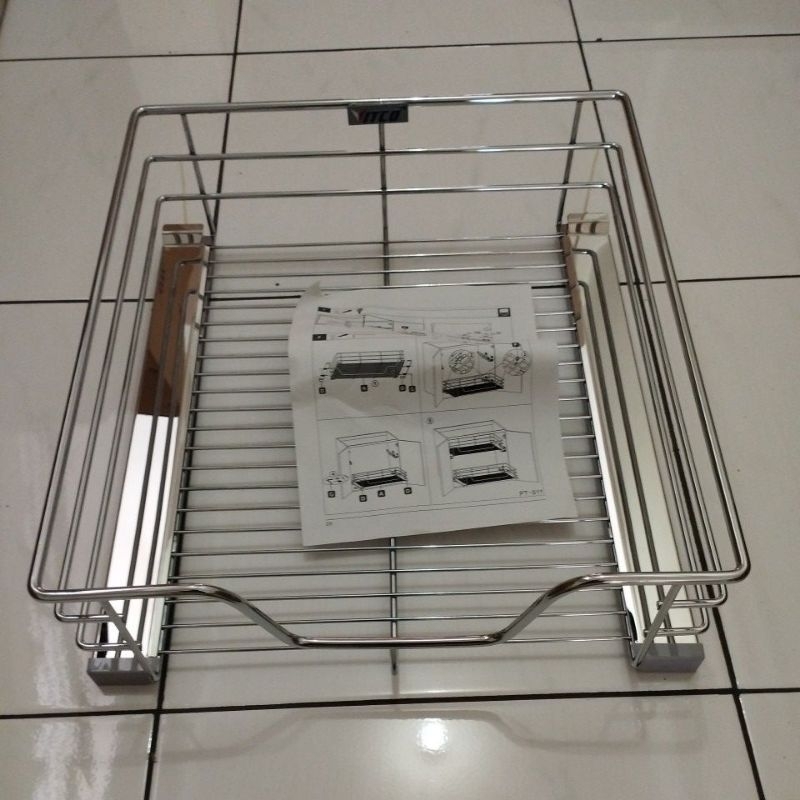Jual VITCO XC 24050 SM - Drawer Pull Out Rak Serbaguna Kabinet 50CM ...