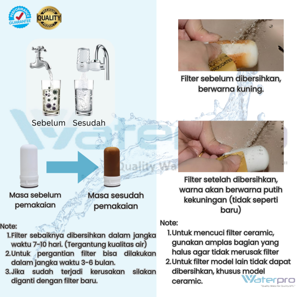 Jual FILTER KRAN AIR WASTAFEL PRAKTIS WATERPRO WFK-45 PCB | Shopee ...