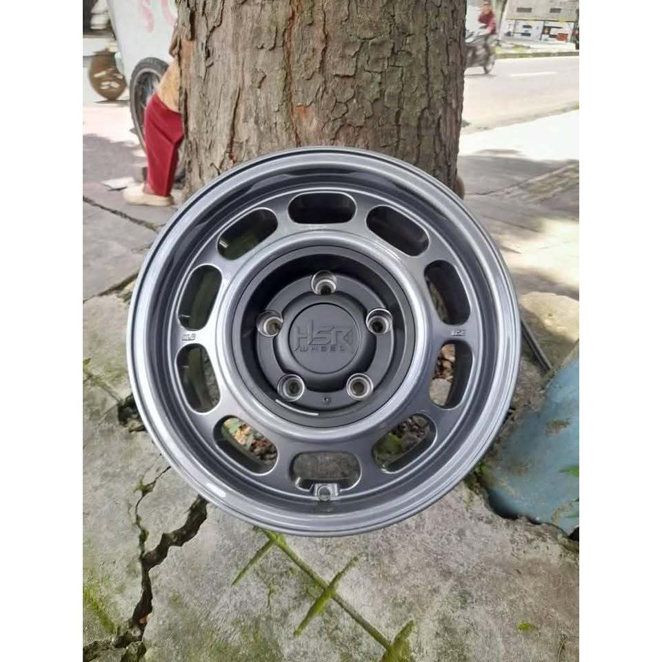 Jual PELEK TYPE OFFROAD VELG HSR KLG R15 H5X139,7 RING 15 IRIDIUM GREY ...