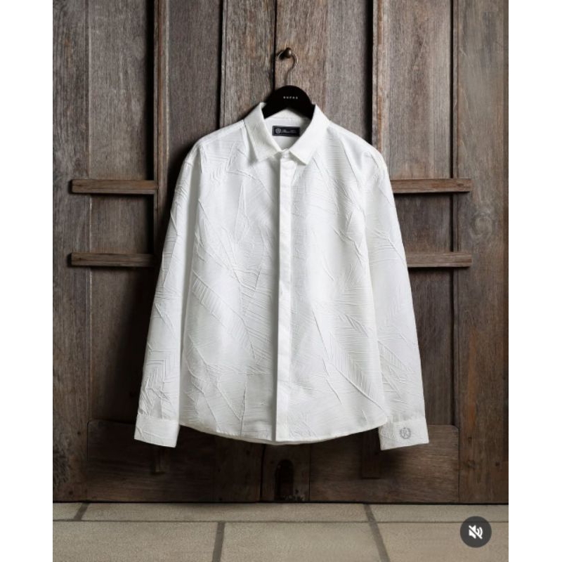 Jual [ORIGINAL 100%] RUCAS TEXTURED LONG SHIRT WHITE KEMEJA RUCAS EDISI ...