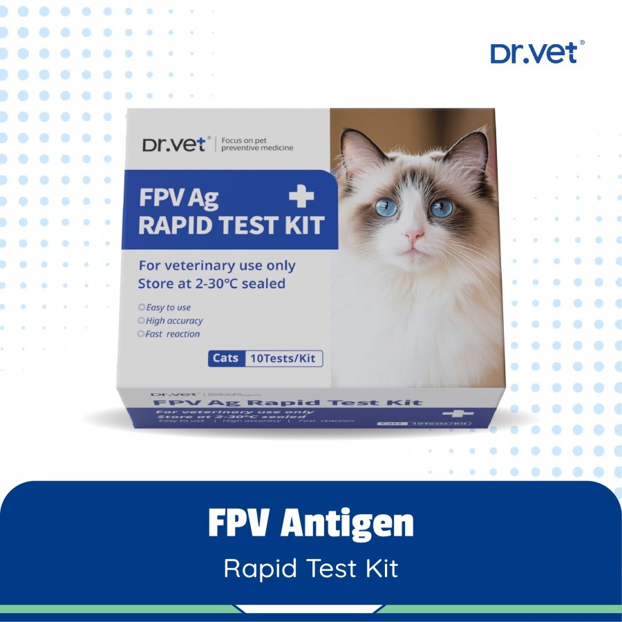 Jual Dr.Vet Feline Parvo Virus Antigen Rapid Test Kit for Cats | Shopee ...