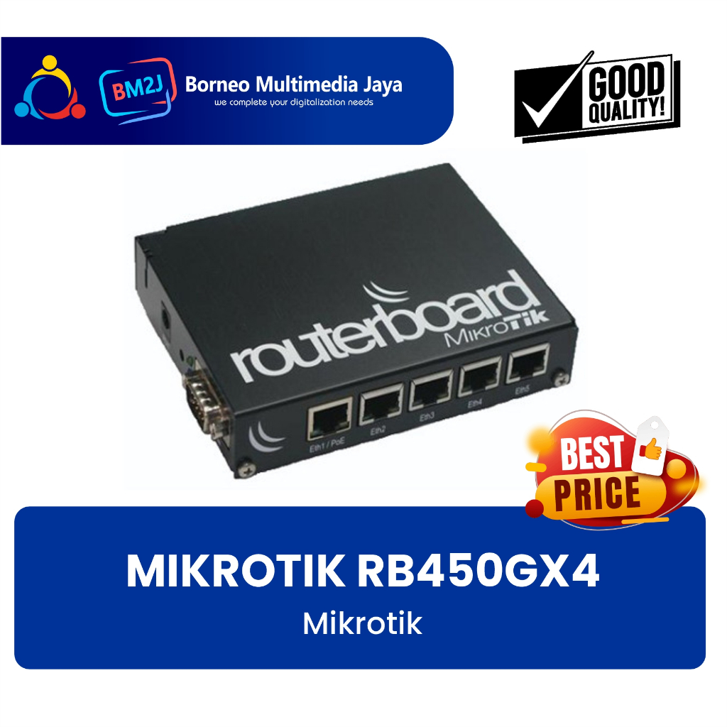 Jual Mikrotik RB450Gx4 Router Indoor 5 Port Gigabit | Shopee Indonesia