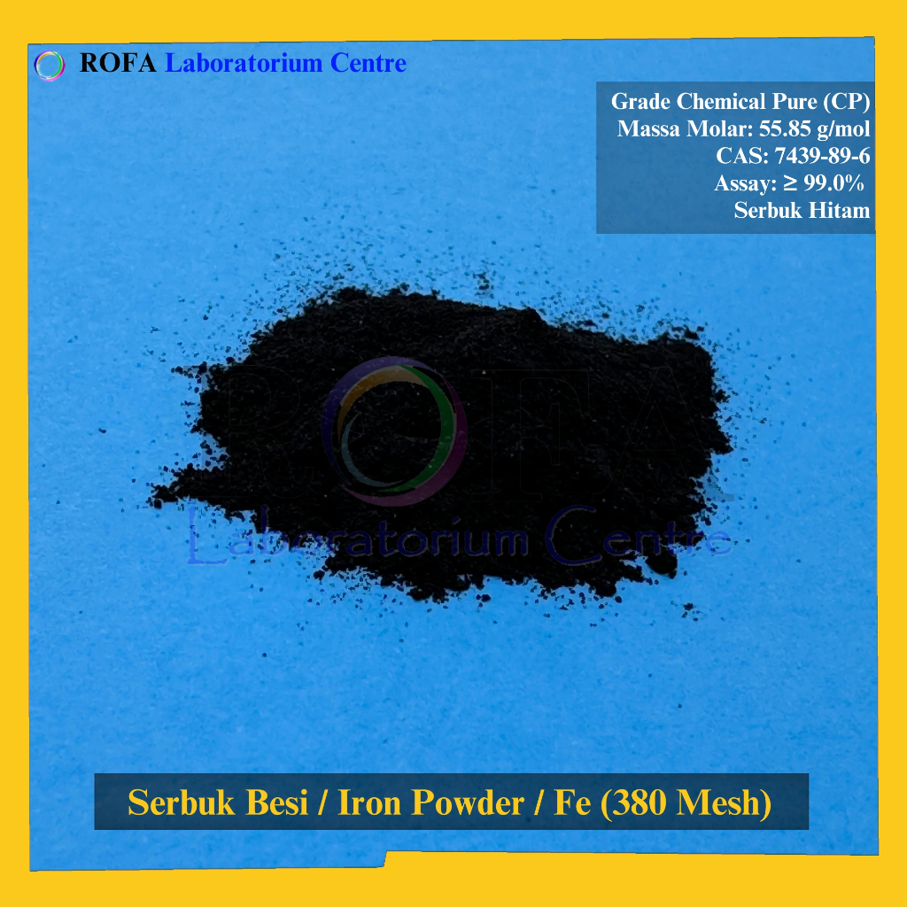 Jual ROFA Serbuk Besi 380 Mesh / Iron Powder / Pasir Besi / Ferrum / Fe ...