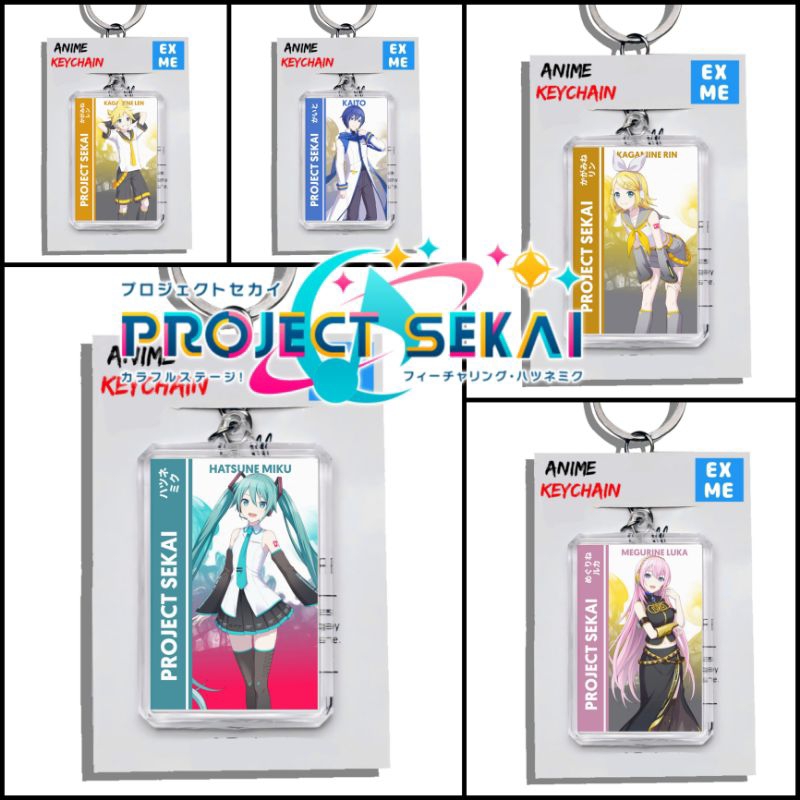 Jual Gantungan Kunci Project Sekai - Keychain Project Sekai - Vocaloid ...