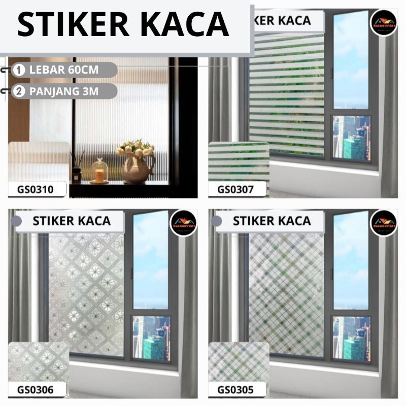 Jual STIKER KACA SANDBLAST (60CM×3M) STICKER KACA ROLL METER STICKER ...