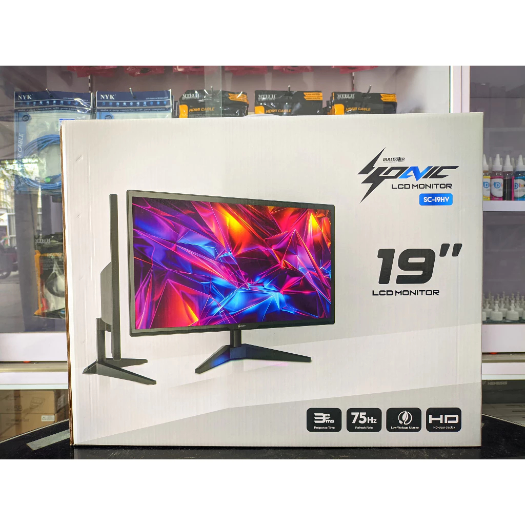 Jual LCD MONITOR BULLDOZER SONIC 19