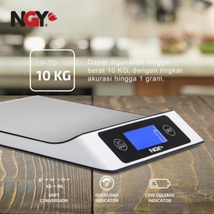 Jual Nagoya NGY-101 Digital Kitchen Scale / Timbangan Buah Kopi Roti ...