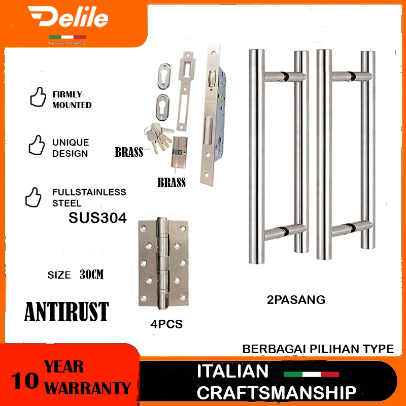 Jual Paket Perlengkapan Pintu / Engsel - Mortiselock - Full Handle MY ...