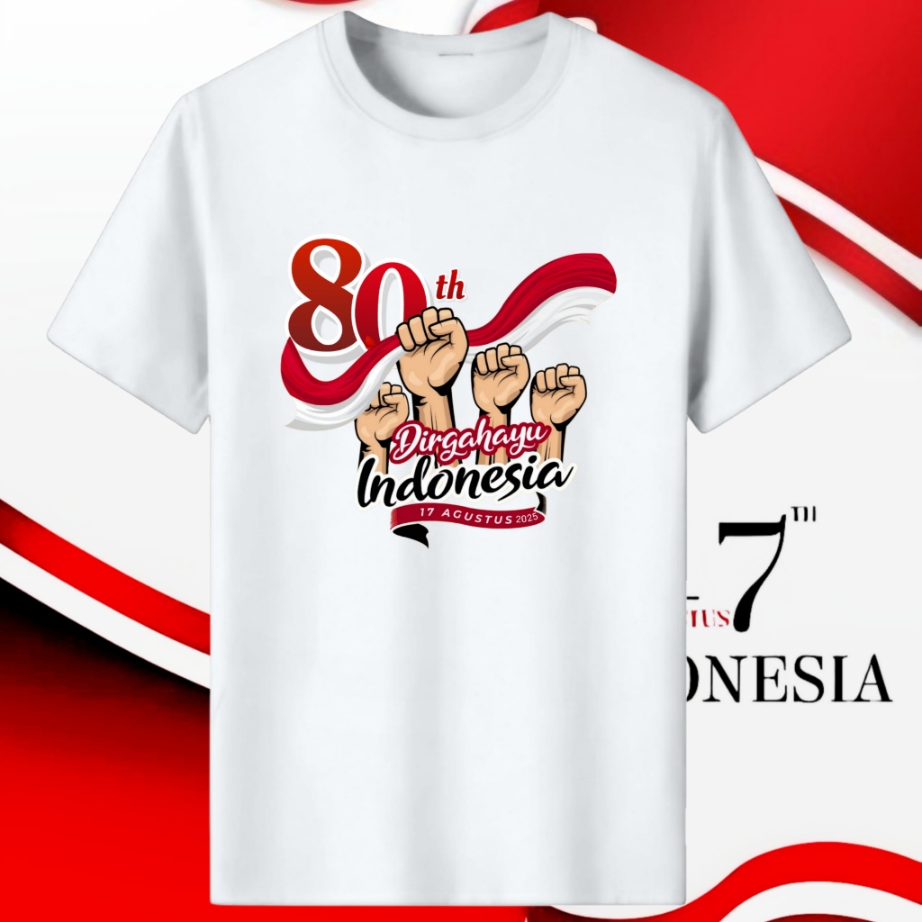 Jual (10 MOTIF) TSHIRT KAOS 17 AGUSTUS 2025 PRIA WANITA DEWASA / BAJU KAOS  17 AGUSTUS 2025 TERBARU / KAOS KEMERDEKAAN MERAH PUTIH 17 AGUSTUS 2025 PRIA  WANITA DEWASA | Shopee Indonesia