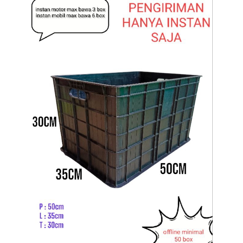 Jual Box Murah Box Rabbit Bekas Ukuran P50xL35xT30 Multifungsi ...