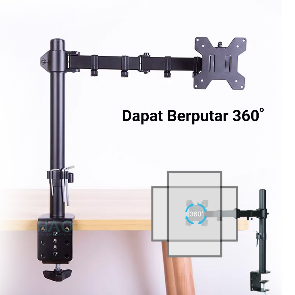Jual Monitor Bracket TV LED / Bracket LCD Monitor PC Gas Spring 13-32 ...