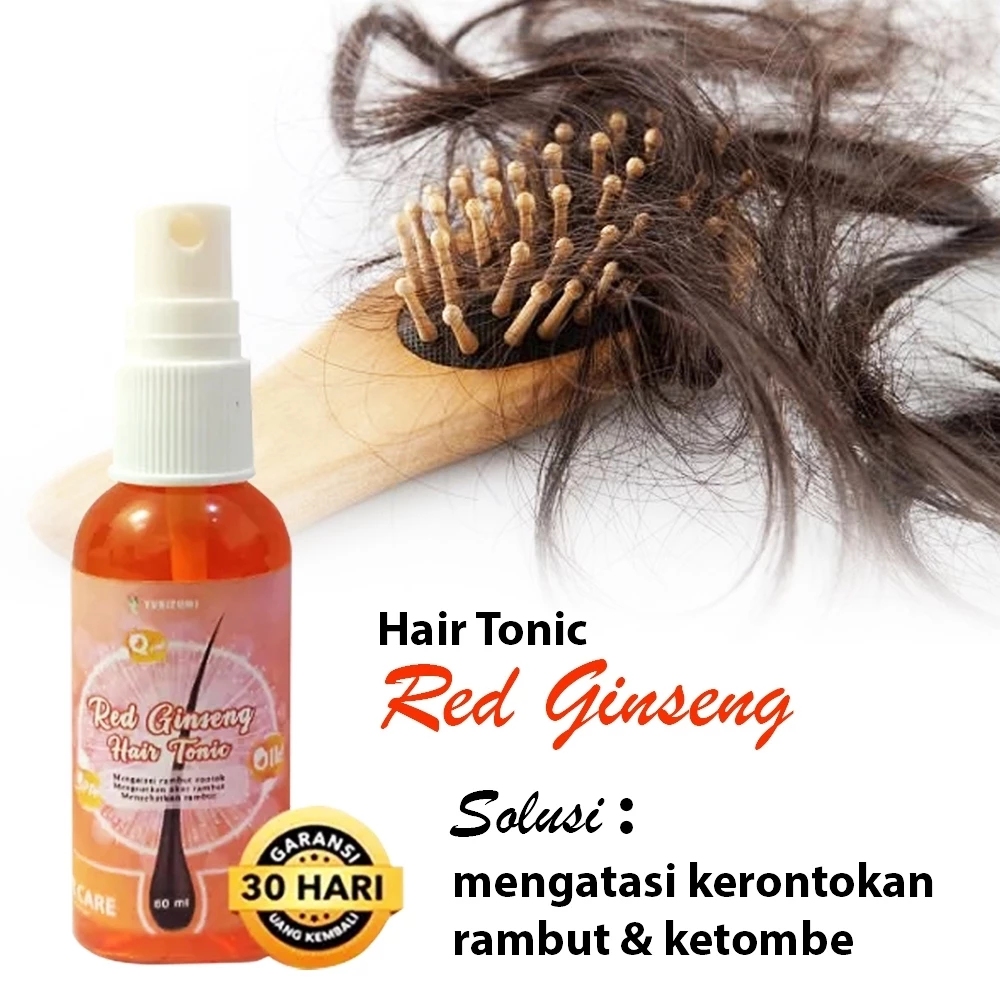 Red Ginseng Spray Obat Rambut Rontok dan Penumbuh Rambut Botak Pria dan Wanita | AutoStock