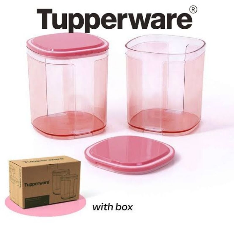 Jual Window canister Tupperware, toples kue | Shopee Indonesia
