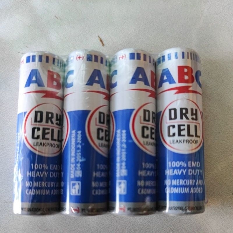 Jual BATERAI ABC R6P 4 pcs | Shopee Indonesia