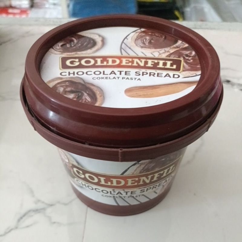 Jual GOLDENFIL CHOCOLATE SPREAD kemasan 1kg | Shopee Indonesia