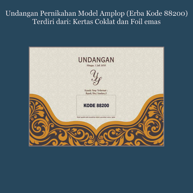 Jual UNDANGAN PERNIKAHAN/UNDANGAN KHITANAN/PERESMIAN/GATHERING/CETAK ...