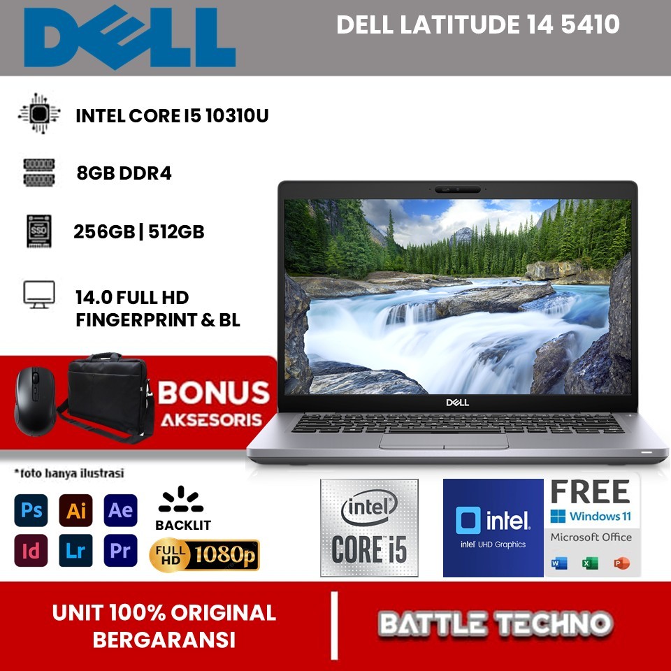 Dell Latitude 5410 14 i5-10310U M.2 NVE PCI-e SSD 512 GB 16 GB - The
