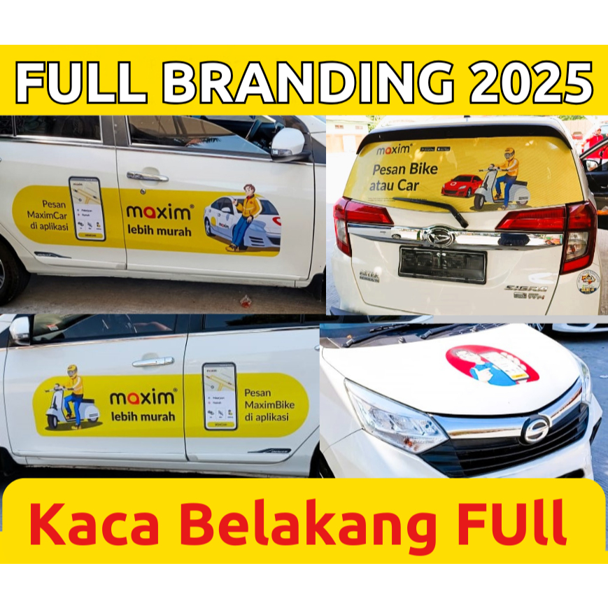 Jual STIKER MAXIM KAPSUL 2025 STIKER KACA BELAKANG BESAR STIKER FULL ...