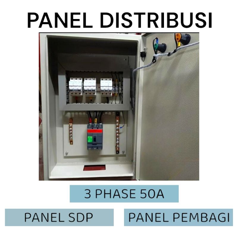 Jual PANEL DISTRIBUSI/PANEL SDP/PANEL PEMBAGI 3 PHASE 50 AMPERE ...