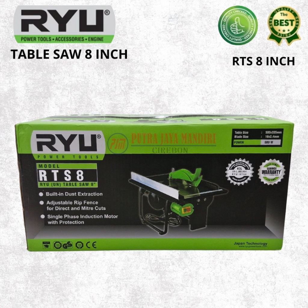 Jual Tekiro Ryu RTS 8 Table Saw 8 Inch / Mesin Gergaji Kayu Meja ...