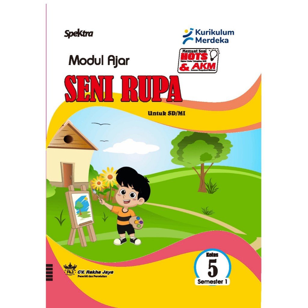 Jual LKPD Spektra Kelas 5 Seni Rupa Kur.Merdeka SD/MI Semester I (satu