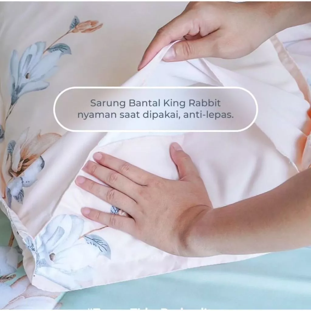 King Rabbit Organic Bamboo Velvet Set Sprei Uk 200x200 cm - Extra King Size - foto 1
