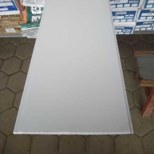 Jual {PROMO} Perdus Plafon Pvc Putih Polos & Nat Doff T 500 (15 lembar ...