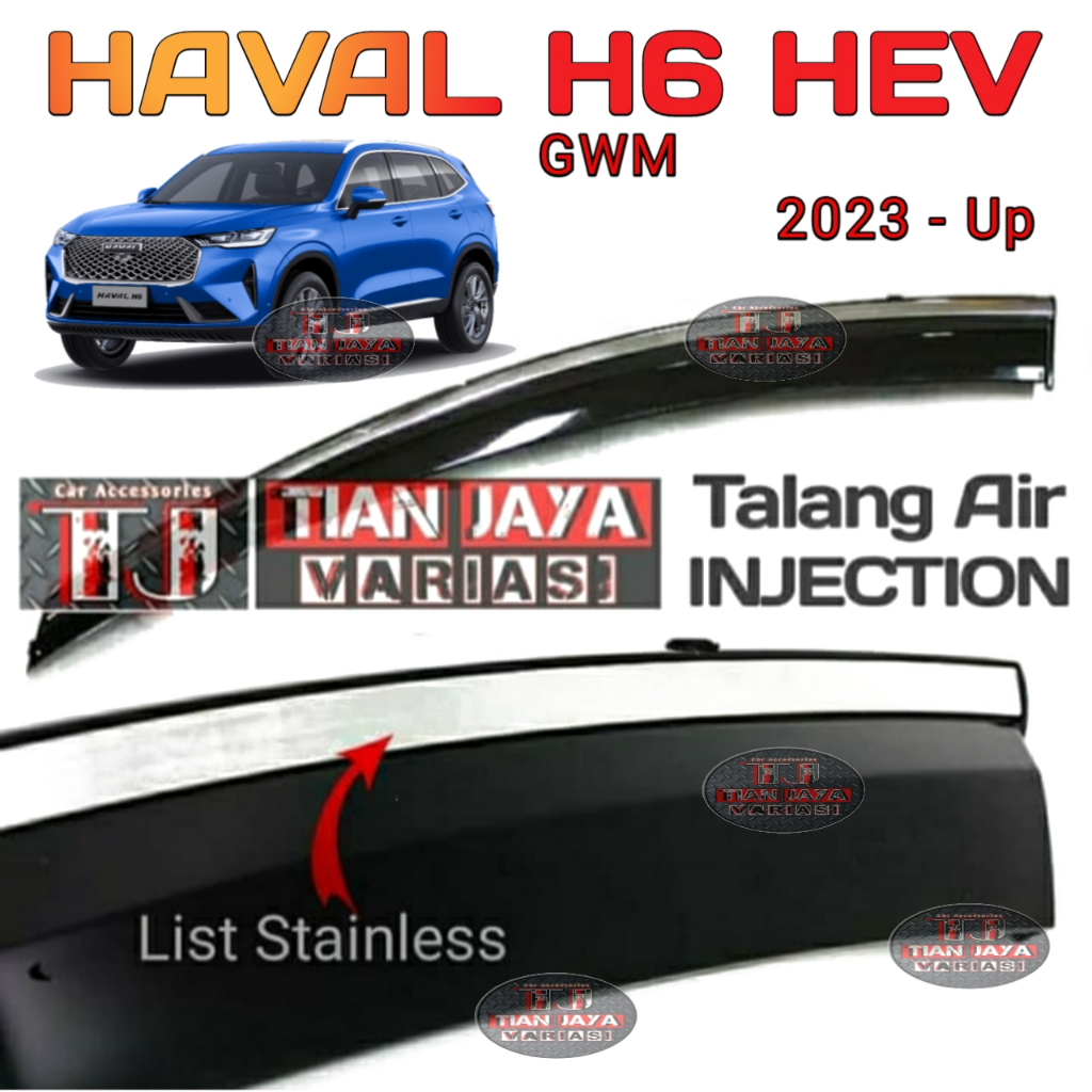 Jual Talang Air GWM HAVAL H6 HEV 2023-UP Model Injection Premium ...