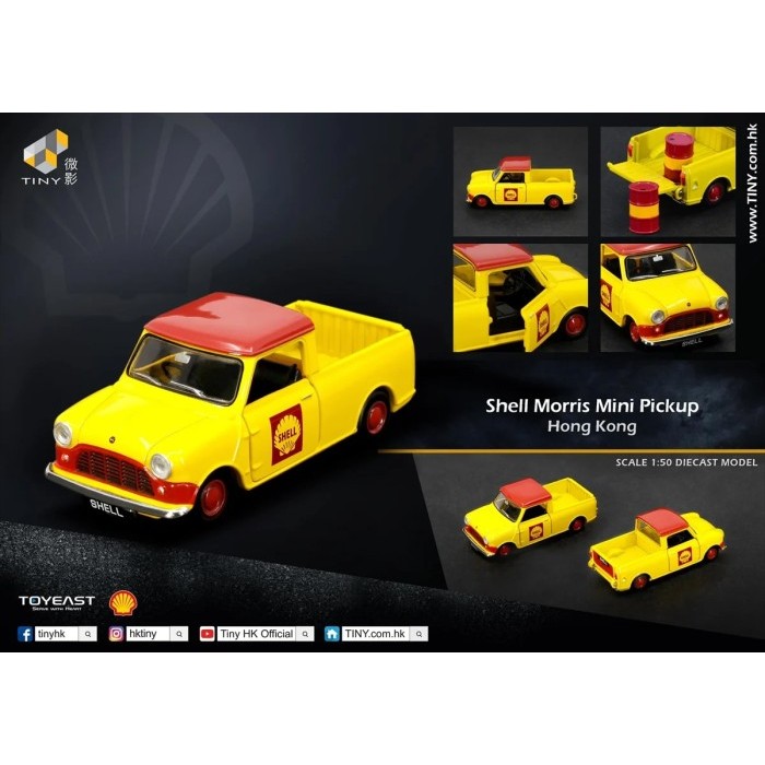 Jual TINY Mini Cooper Shell Morris Mini Pickup Hong Kong Diecast Scale ...