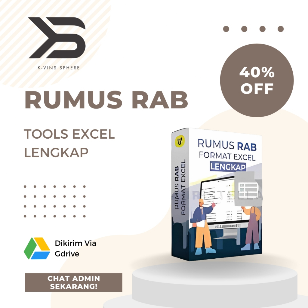 Jual Rumus RAB Excel Otomatis | Hitung Biaya Bangun Rumah Tinggal Cepat ...