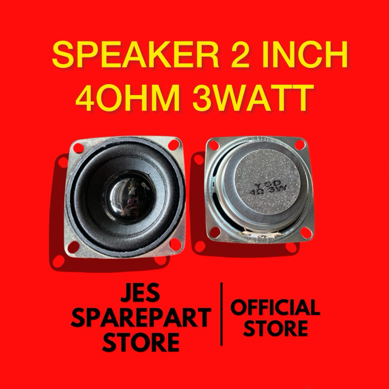 Jual SPEAKER 2 INCH 4OHM 3WATT | Shopee Indonesia