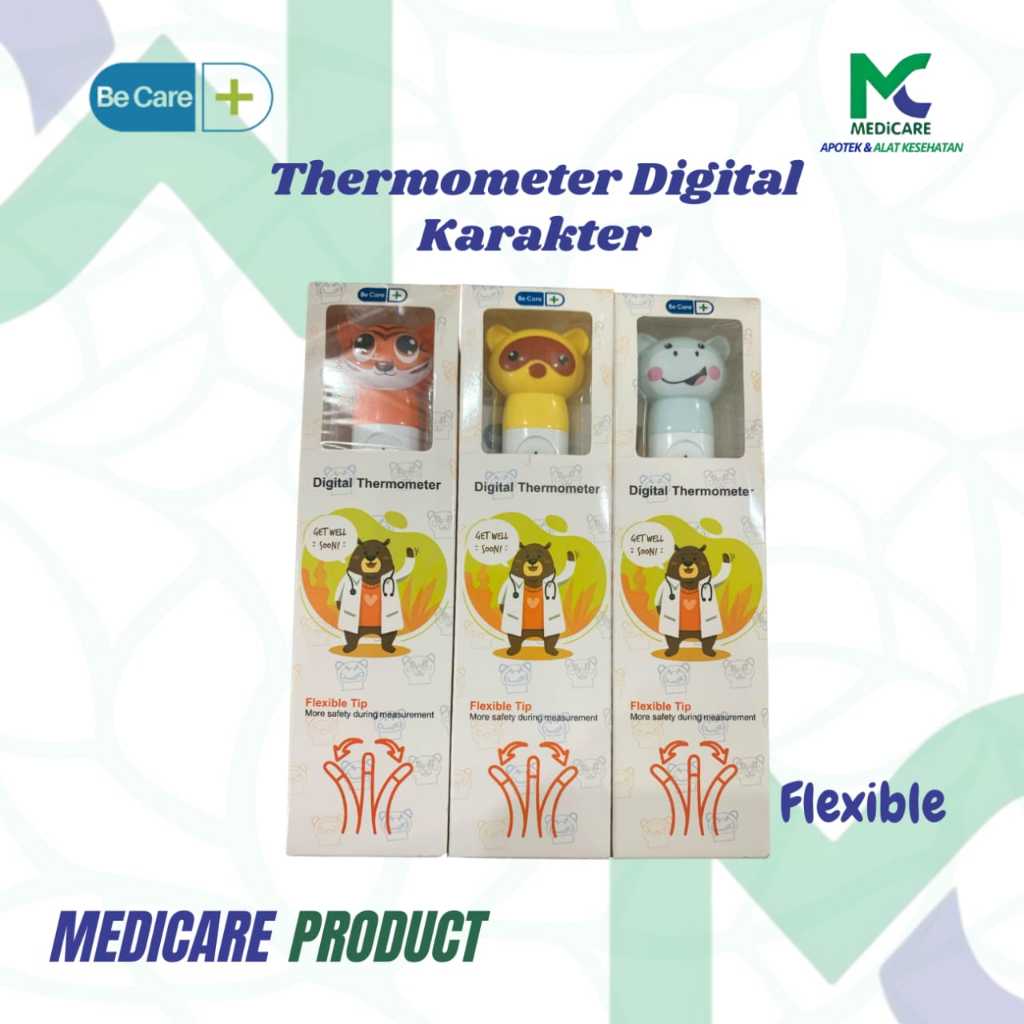 Jual Be Care Digital Thermometer Flexibel / Termometer Lentur Karakter ...