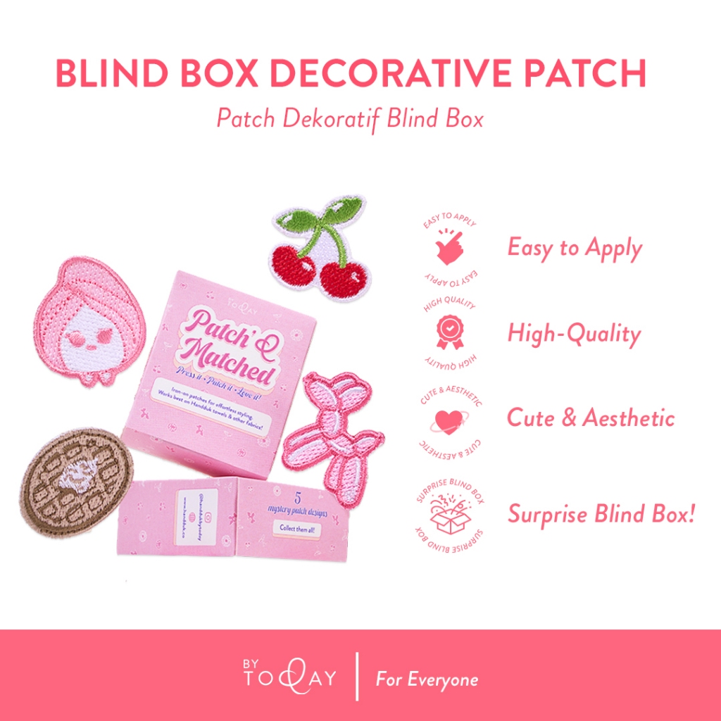 Jual Handduk By Today - Blind Box Decorative Patch - (2pcs) Iron Patch ...