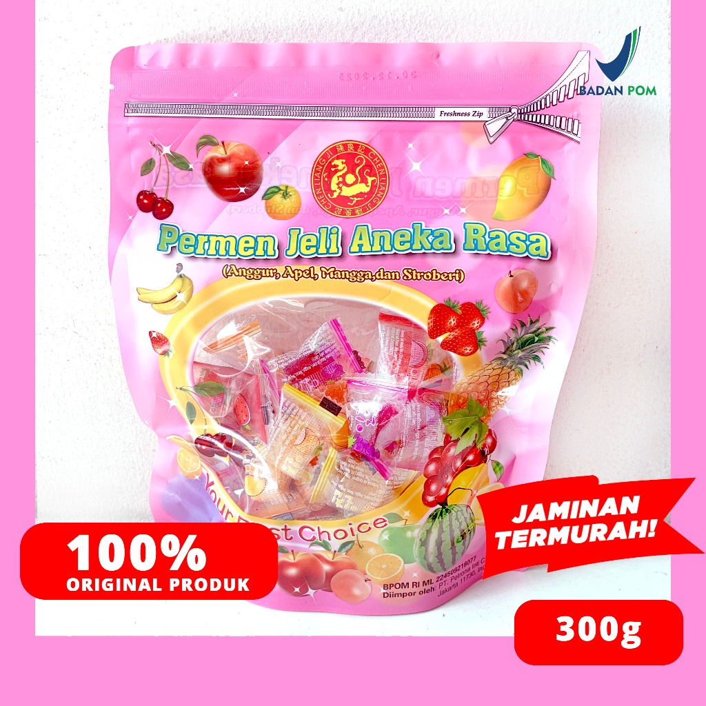 Jual PERMEN JELLY ANEKA RASA 300 GRAM CHEN LIANG JI YOUR BEST CHOICE ...