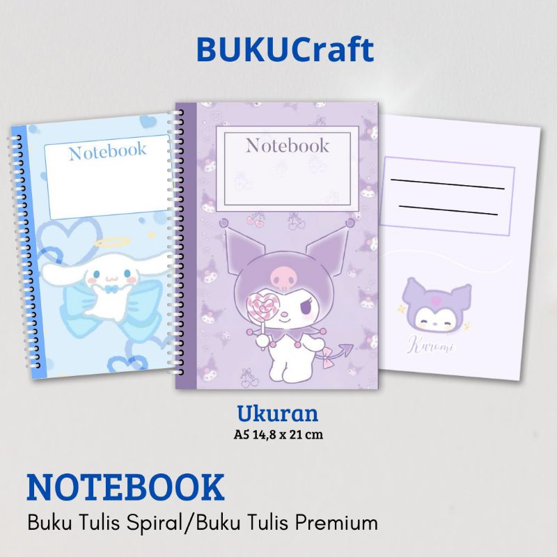 Jual Buku Tulis Catatan buku notebook buku diary Notebook Spiral A5 60 ...