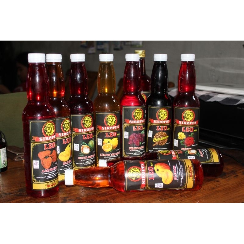 Jual Sirop Legend Asli Malang sejak 1948, Cap Leo 630ml aneka rasa ...