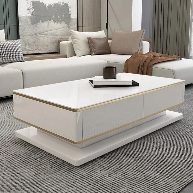Jual MJ.30 Meja tamu meja sofa meja ruang tamu meja lantai meja glossy ...