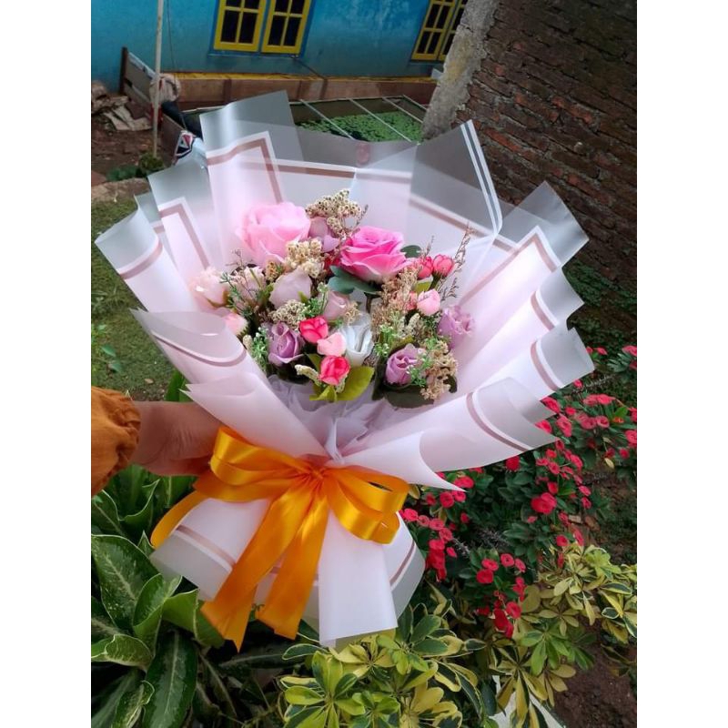 Jual buket bunga full bucket bunga mawar bouqet hiasan bunga | Shopee ...