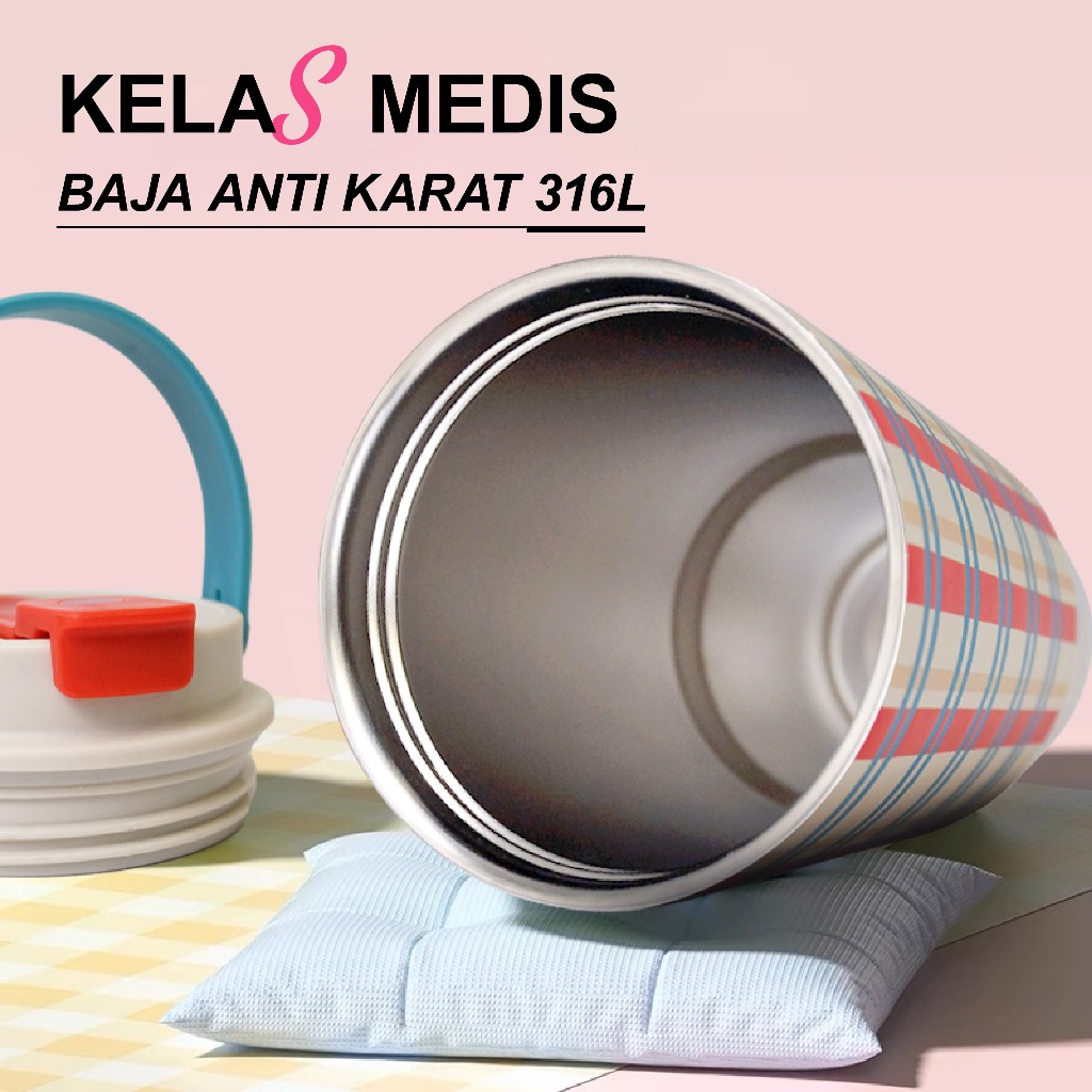 Civago（30oz/887ml）mug Sedotan Termal Untuk Wanita Mug Stainless Steel Kapasitas - foto 3